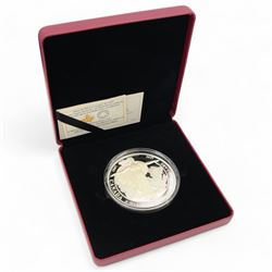 Royal Canadian Mint 2017 'The Diamond Jubilee of the Confederation of Canada Medal' one-hundred dollars fine silver proof coin, cased with certificate