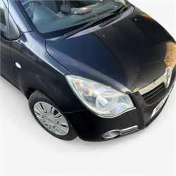 VAUXHALL AGILA HATCHBACK - 1.2 VVT ecoFLEX S 5dr, 2013, Black, Manual, 37600 Miles, (NU13 UPS)