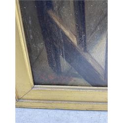 Herbert William Weekes (British 1841-1914): The School Room, oil on canvas signed and dated 1875, 86cm x 60cm