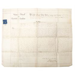 Yorkshire manorial interest - collection of 18th and 19th century vellum and paper court copyhold, admittance, surrender and lease documents relating to the Manor of Dunnington and Dunnington Hall, the Manor of Riccall with Newbald and Cawthorpe, and the Manor of North Duffield with the Members, together with similar documents for Warthorpe Hall, Allerthorpe Hall, Murton and surrounding areas, many retaining original seals, in one box