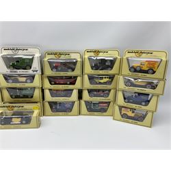 Twenty-nine Matchbox Models of Yesteryear including vintage cars, commercial and delivery vehicles, fire-engine etc; all boxed (29)