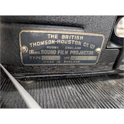 The British Thomson-Houston Co Ltd 16mm sound film projector with two film reels 