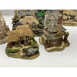 Twenty six Lilliput Lane models, to include Golden Harvest, Junk and Disorderley, Heaven Lea Cottage, Old Scrumpy Farm, Chantry Chapel Wakefield, etc, together with four similar cottages