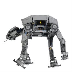 Collection of partially built Lego Star Wars models, including Motorized Walking AT-AT no. 10178, Hyena Droid Bomber no.8016, Emperor Palpatines Shuttle no. 8096, Jabbas Palace no. 4480 and Millennium Falcon no. 4504, etc together with a quantity of Lego Star Wars minifigures, loose parts and instruction booklets for Lego Star Wars sets