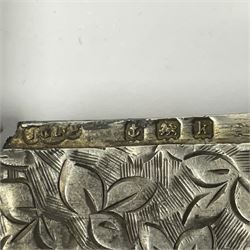 Silver spoon and lighter, hallmarked  