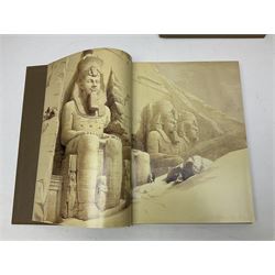 Three volumes on David Roberts in a single slip case, comprising The Life, Works and Travels of David Roberts, The Holy Land and Egypt & Nubia