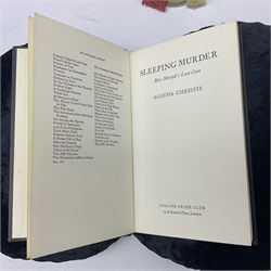 Six Collins Crime Club Agatha Christie novels, including Elephants can Remember, Nemesis, Sleeping Murder, etc together with Agatha Christie; The Hound of Death Odhams Press, all first editions 