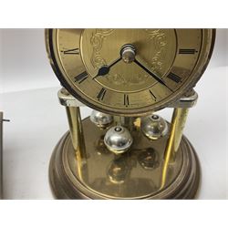 Assorted clocks, to include quartz and battery operated examples, various anniversary clocks, (some lacking domes), etc. 