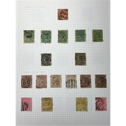 Van Diemen's Land (Tasmania) Queen Victoria and later stamps, including 1853-4 one penny and four penny stamps, 1855 two pence and four pence, 1856 one penny, 1857 various values, 1864-80 various perf issues etc, housed on pages
