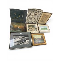 Collection of pictures to include John Carter (Northern British 1931-2007): 'Swaledale Far...