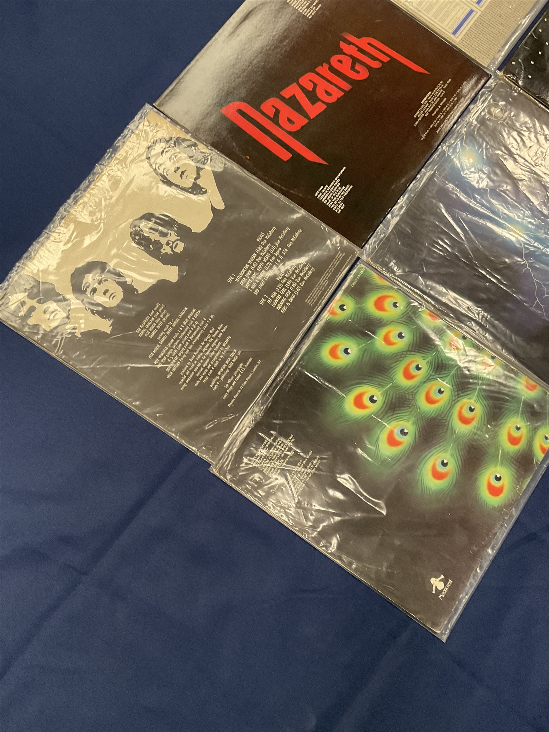 Nazareth vinyl LPs including 'Exercises', 'Raz Ama Naz', 'Loud 'N' Proud' etc (6)