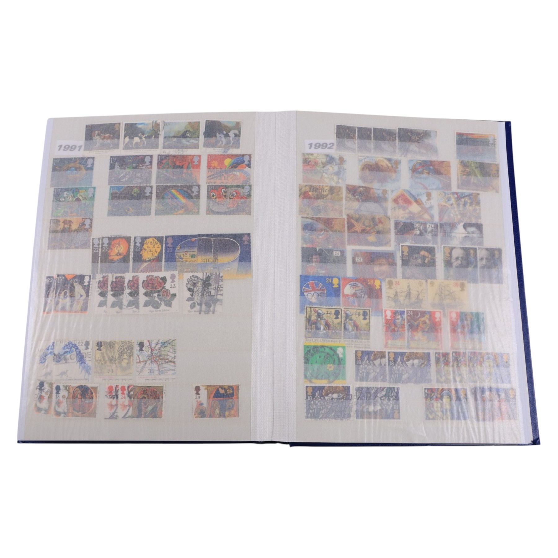 Great British and World stamps, first day covers, etc, in three boxes