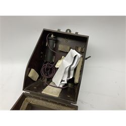 WW2 Air Ministry Bubble Sextant Mk. IXA 6B/218 No.561/44 in original box; and Air Ministry Lamp Signalling Type 