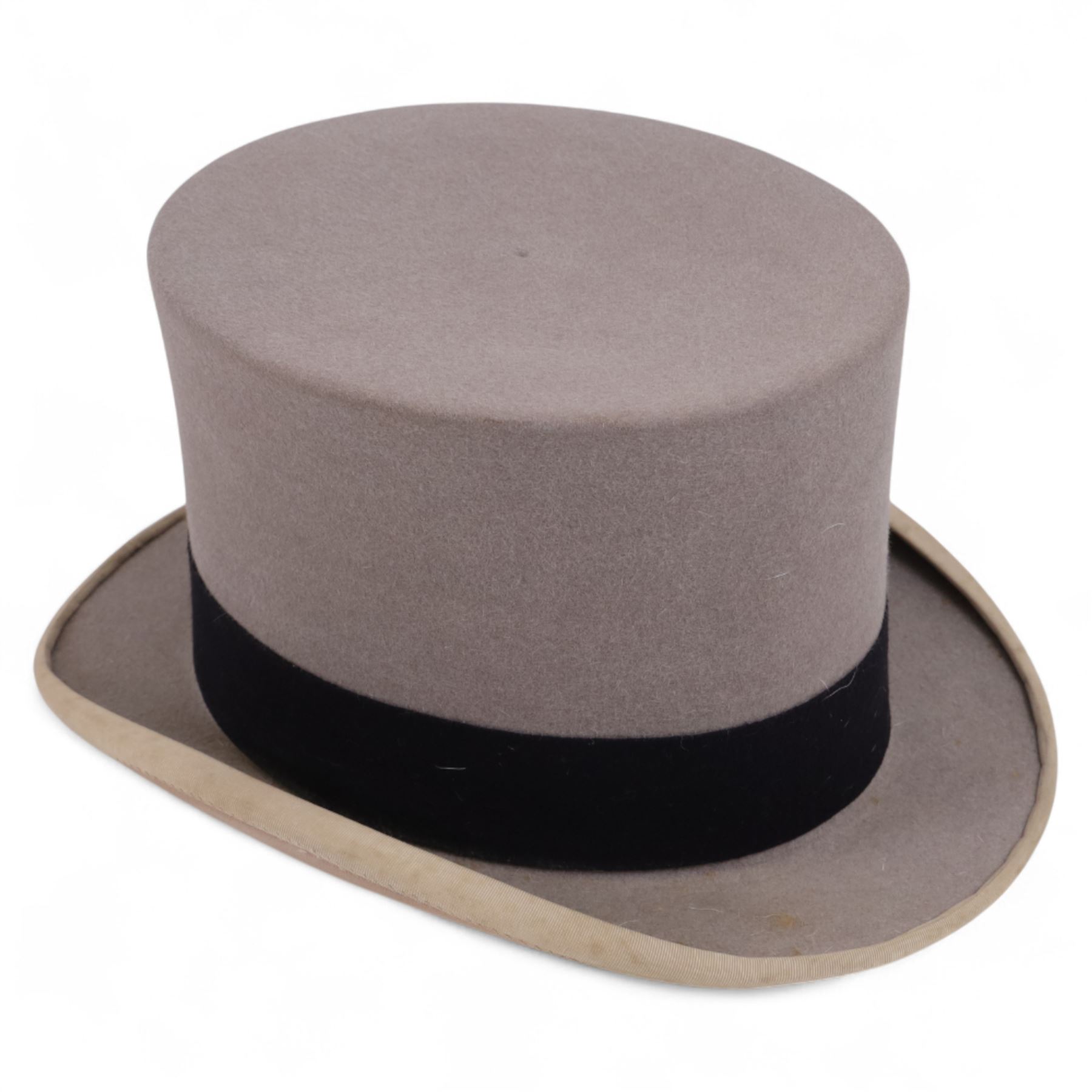 Scott & Co top hat, together with  bowler hat, two shooting sticks, WWII rubber long coat, two riding show jackets and other collectable items 