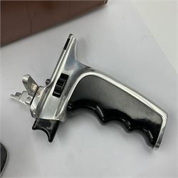 Paillard Bolex D8L STD 8mm cine camera body, serial no. 831223, with 'Paillard Switar 1:1.8 f=36mm AR' lens, serial no. 769123, Paillard Yvar 1:1.8 f=13mm AR' lens, serial no. 782154 and Paillard Pizard 1:1.9 f=5.5mm AR' lens, serial no. 717045, in leather carry case