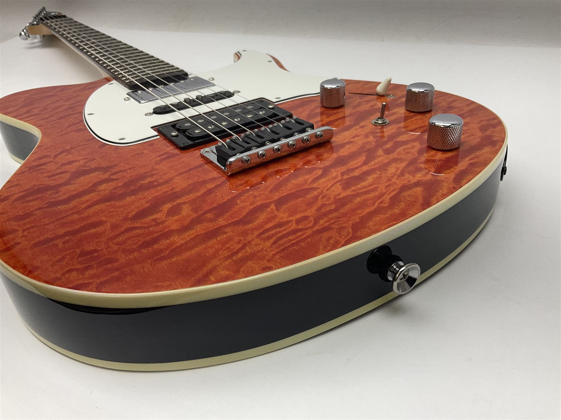 Korean Peavey EXP Telecaster style electric guitar serial no.03040032 L98cm; in Stagg soft carrying case