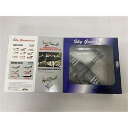 Four 1:72 scale model airplanes comprising Skyguardians ‘Hawker Seafury’ models RAF WH589, two 805 Sqn VX730 HMS Sydney Korea and HMAS Sydney VX726 Japan 1952; all in original boxes (4)