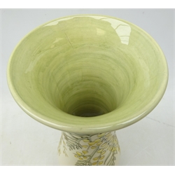  Moorcroft Wattle pattern vase, designed by Sally Tuffin, H31cm   