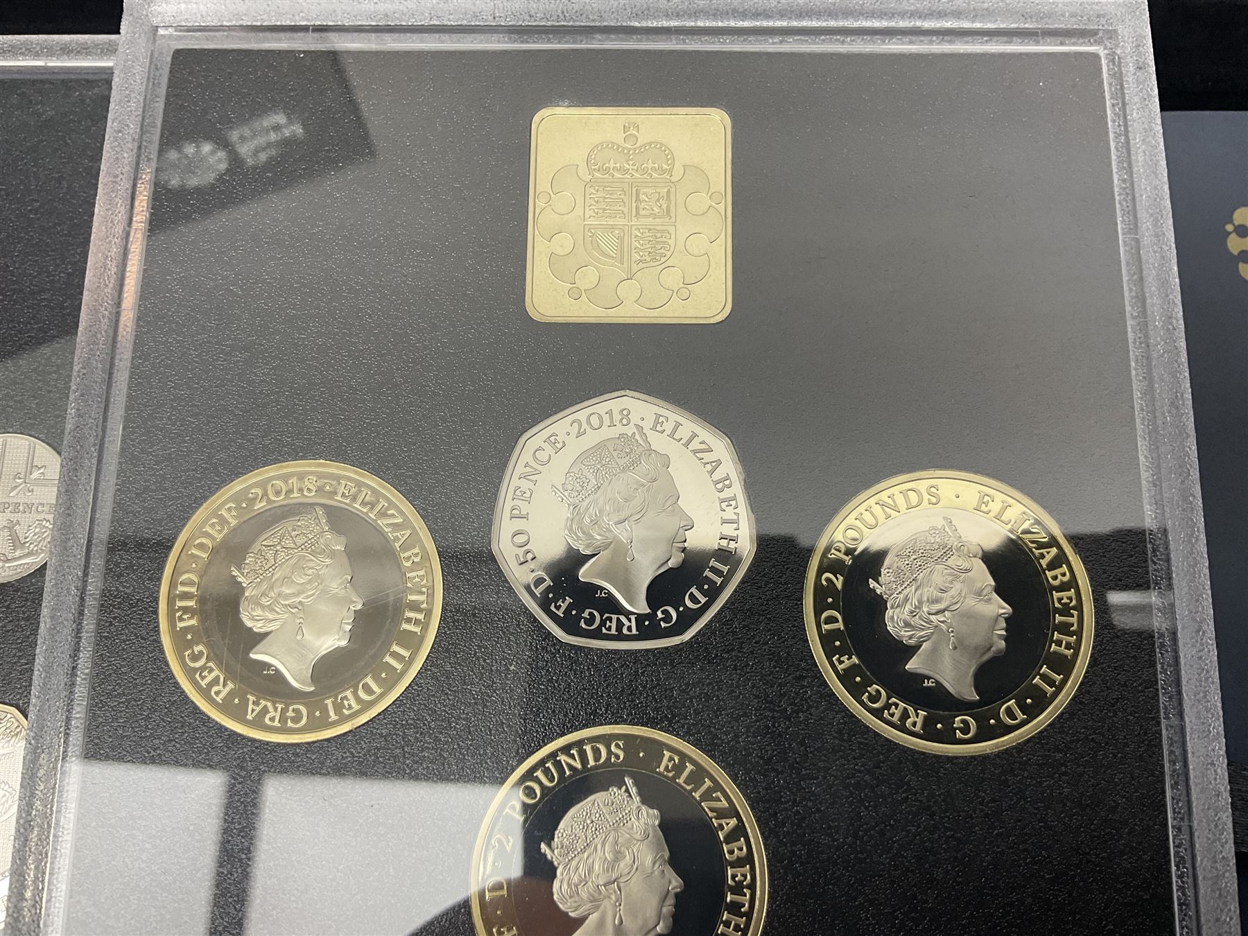 The Royal Mint United Kingdom 2018 proof coin set collector edition, cased with certificate