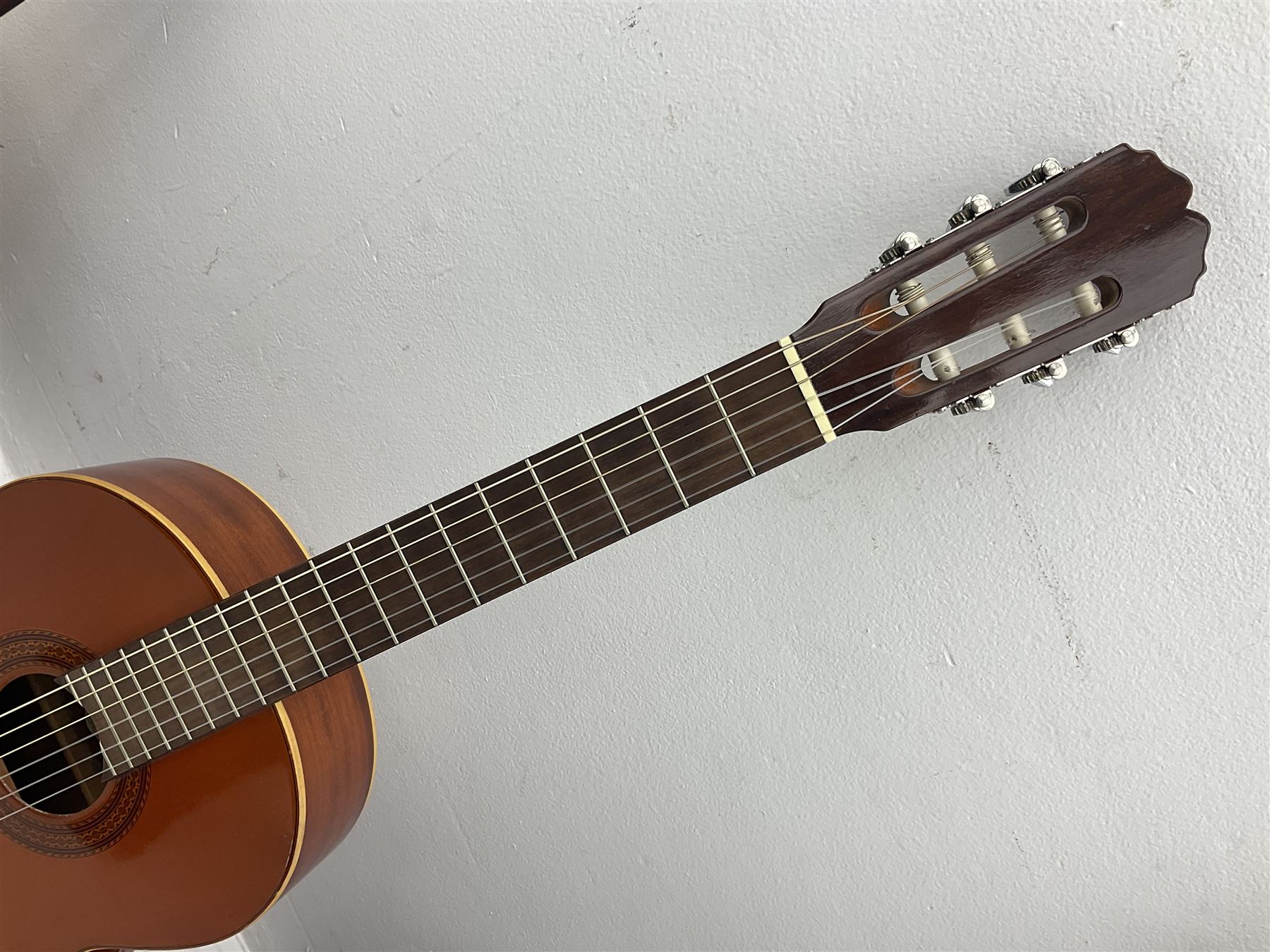 Saxon acoustic guitar Folk Model 812, serial no.43263 L102cm; Jose Ferrer El Primo small or child's size acoustic guitar, serial no.006980 L85cm; both in carrying soft cases; and Spanish Admira Concert Grande acoustic guitar (3)