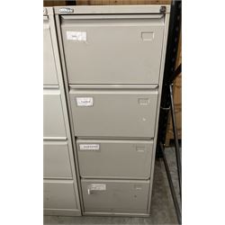 Ostaline four drawer filing cabinet - THIS LOT IS TO BE COLLECTED BY APPOINTMENT FROM DUGGLEBY STORAGE, GREAT HILL, EASTFIELD, SCARBOROUGH, YO11 3TX