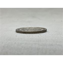 Queen Victoria 1898 and 1901 penny coins, 1901 halfpenny, 1887 sixpence, King Edward VII 1902 halfpenny and King George V 1911 halfpenny (6) 