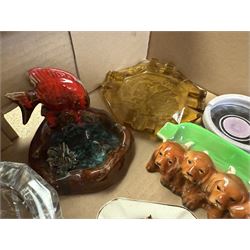 Collection of vintage cigarettes, cigars, ashtrays and other smoking related collectables