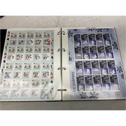 Queen Elizabeth II mint decimal stamps, mostly in smiler sheets,  face value of usable postage approximately 1,050 GBP