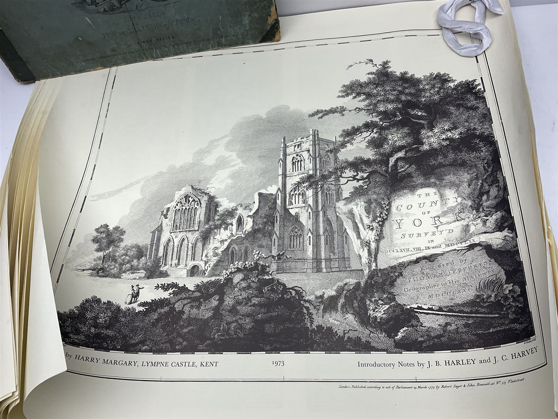 John Leech, pictures of Life and Character, first series, together with a collection of maps of Yorkshire 