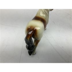 Seven Beswick figures of horses, including Connemara pony in grey no.1641, Arab in bay no.1265, large foal in grey no.947 etc, together with a Goebel figure of a horse (8)