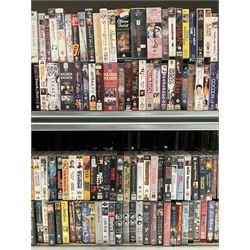 Two bays of vintage VHS videos, approx. 530 - viewing and collection at Duggleby Storage, YO11 3TX