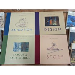Ten Disney animation books, comprising six volumes of The Hidden Art of Disneys Golden Age - They Drew As They Pleased and four volumes from The Archive Series - Animation, Story, Layout and Design, some still sealed