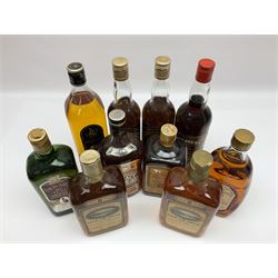 Ten bottles of blended Scotch whisky, including Macleod's Isle of Skye, Dalmeny De Luxe, Arden House, etc, various contents and proofs (10)