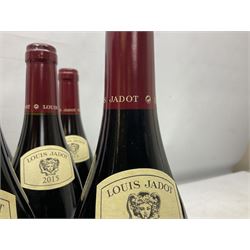 Mixed red wine from Louis Jadot, to include, 2015 Volnay, 2015 Pommard Clos De La Commaraine, 2015 Nuits Saint Georges, etc, various contents and proof, (10)