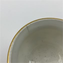 Group of Crown Derby and Royal Crown Derby Imari pattern miniatures, including mid 19th century Stevenson and Hancock cauldron, with painted mark beneath, H5.5cm, a near pair of early Royal Crown Derby scuttles, decorated in the 6299 pattern, each with printed and painted marks beneath including illustration date codes for 1913 and 1922, tallest 6.5cm, and a further early 20th century Royal Crown Derby scuttle, decorated in the 6299 pattern, with printed and painted marks beneath including illustration date code for 1922, H5.5cm, (4)
