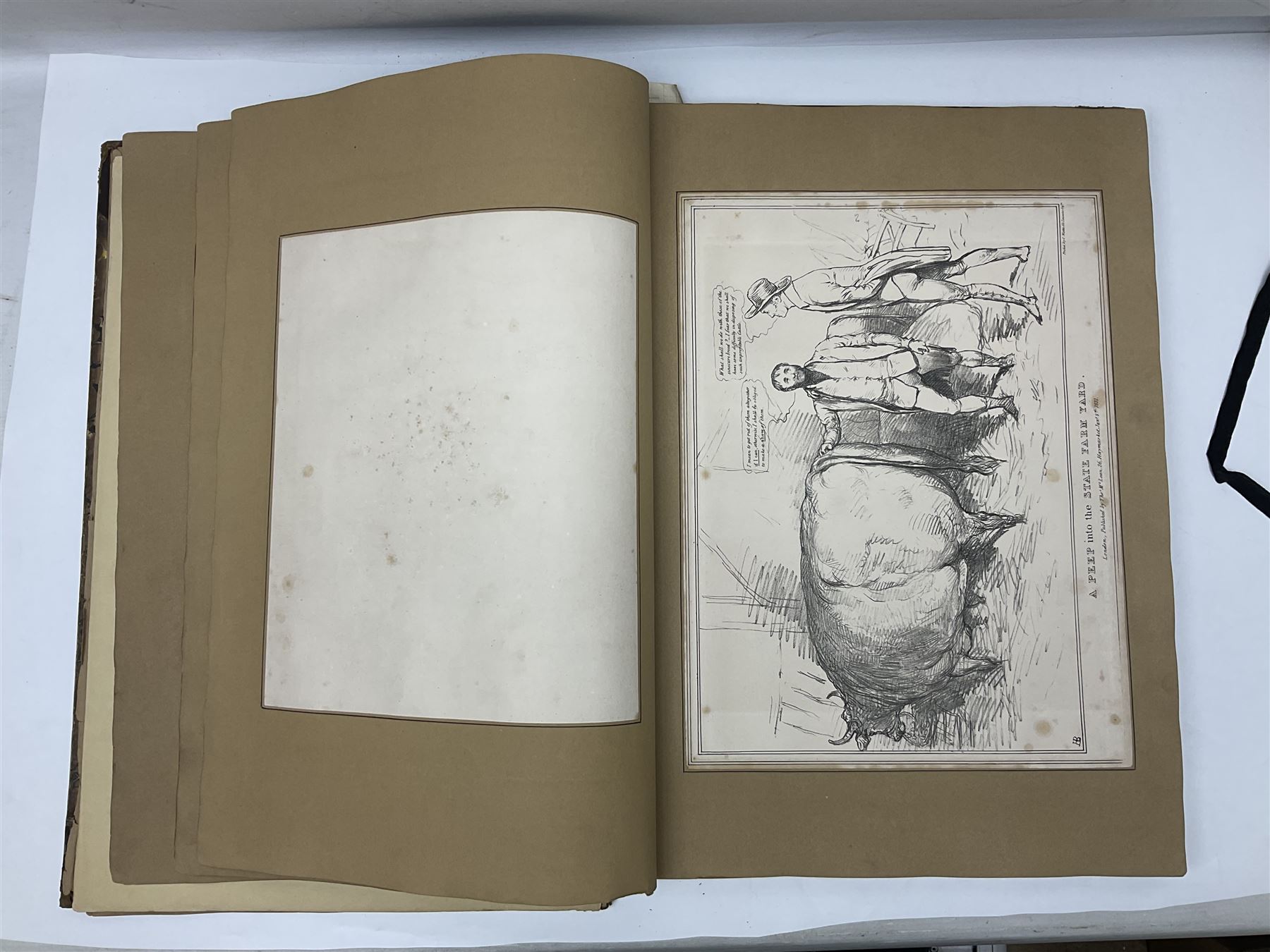 Doyle, John, pseud. H.B.; Political Sketches by H. B., volume 2 (only), published Thos. McLean, circa 1832, and a folio of loose sketches