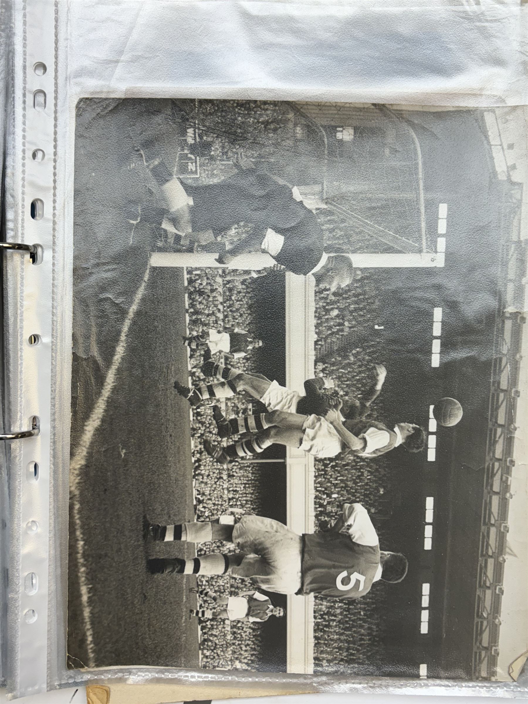 Collection of football memorabilia belonging and relating to the Hull based referee Frank Coultas, including 9ct gold Referee's medal for the 1957 Aston Villa v Manchester United FA Cup Final, inscribed 'The Football Association, F.B Coultas, F.A. Challenge Cup Competition, Final Tie 1957', hallmarked and in original case; the kit worn by him to referee the 1957 FA Cup Final and ephemera relating to the match including photographs, programmes and tickets; together with other football memorabilia collected by Frank Coultas, including programmes, photograph and ticket stubs, with some items relating to the 'Busby Babes'