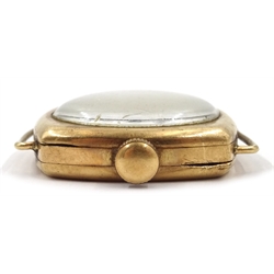 Waltham 9ct gold wristwatch Birmingham 1927 ref 402057, movement no 26165096 case diameter 3.1cm