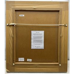 Dylan Izaak (British 1971-): Big Ben, oil on aluminium signed with initials 59cm x 49cm 
Provenance: purchased by the vendor from Whitewall Galleries