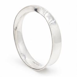 Georg Jensen silver Mobius bangle designed Vivianna Torun, No. 206