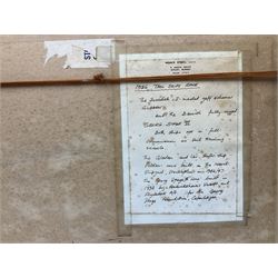 Roger Steel (British Mid-20th century): '1956 Tall Ships Race' - the Swedish 2-masted gaff schooner 'Gladen' and the Danish fully rigged 'George Stage II', oil on board signed and dated '71, labelled verso 30cm x 50cm