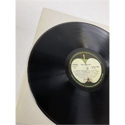 The Beatles White album vinyl record, with side opening gatefold sleeve, Apple Records, Stereo, SLPEA-1007 and 1008, YEX 710, 711 and 712