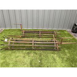 Pair of Wrought metal parkland tree guards - THIS LOT IS TO BE COLLECTED BY APPOINTMENT FROM DUGGLEBY STORAGE, GREAT HILL, EASTFIELD, SCARBOROUGH, YO11 3TX