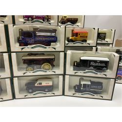 Fifty-nine Lledo Days Gone die-cast models, predominantly advertising/promotional vehicles; all boxed (59)