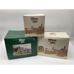 Three Lilliput Lane, comprising Scotney Castle Garden limited edition 1288/4500, Watermeadows and Stocklebeck Mill, all with original boxes 