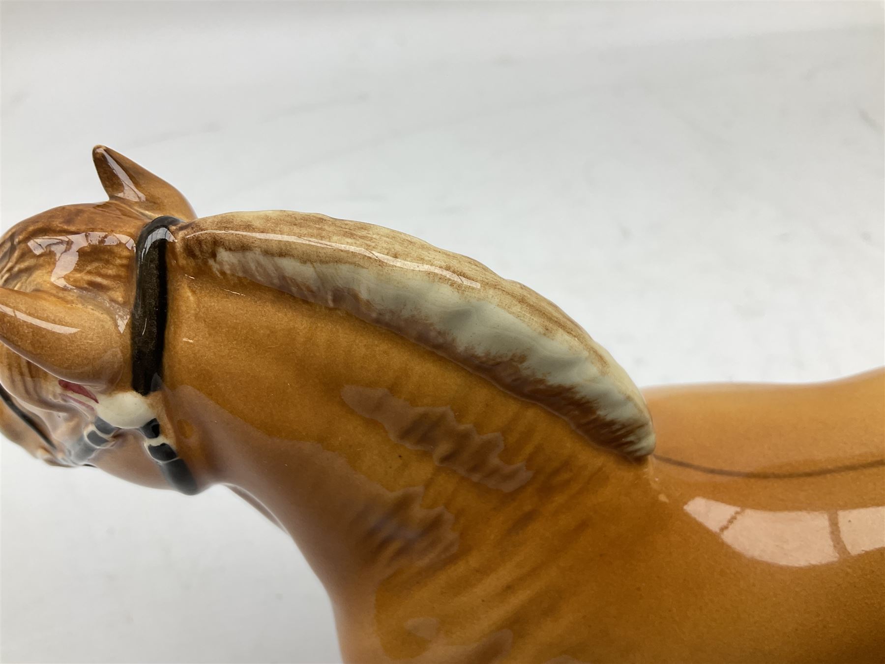 Beswick Norwegian Fjord Horse in Dun gloss, no. 2282, printed mark beneath, H16cm
