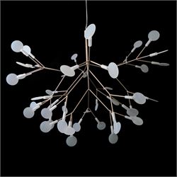 Moooi - Heracleum III ceiling light, branching metal armature in a bronze metallic finish,...