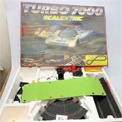 Scalextric - three part sets: Turbo 7000, Rally Cross and Daytona 24hr, all boxed