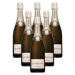 Six bottles of Louis Roederer Brut Premi