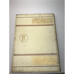 Birket Foster's Pictures of English landscape. India Proofs limited edition No.893/1000. Undated c1881. Engraved by the Brothers Dalziel. Full decorative vellum/gilt binding.